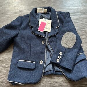 Little boys wool suit jacket